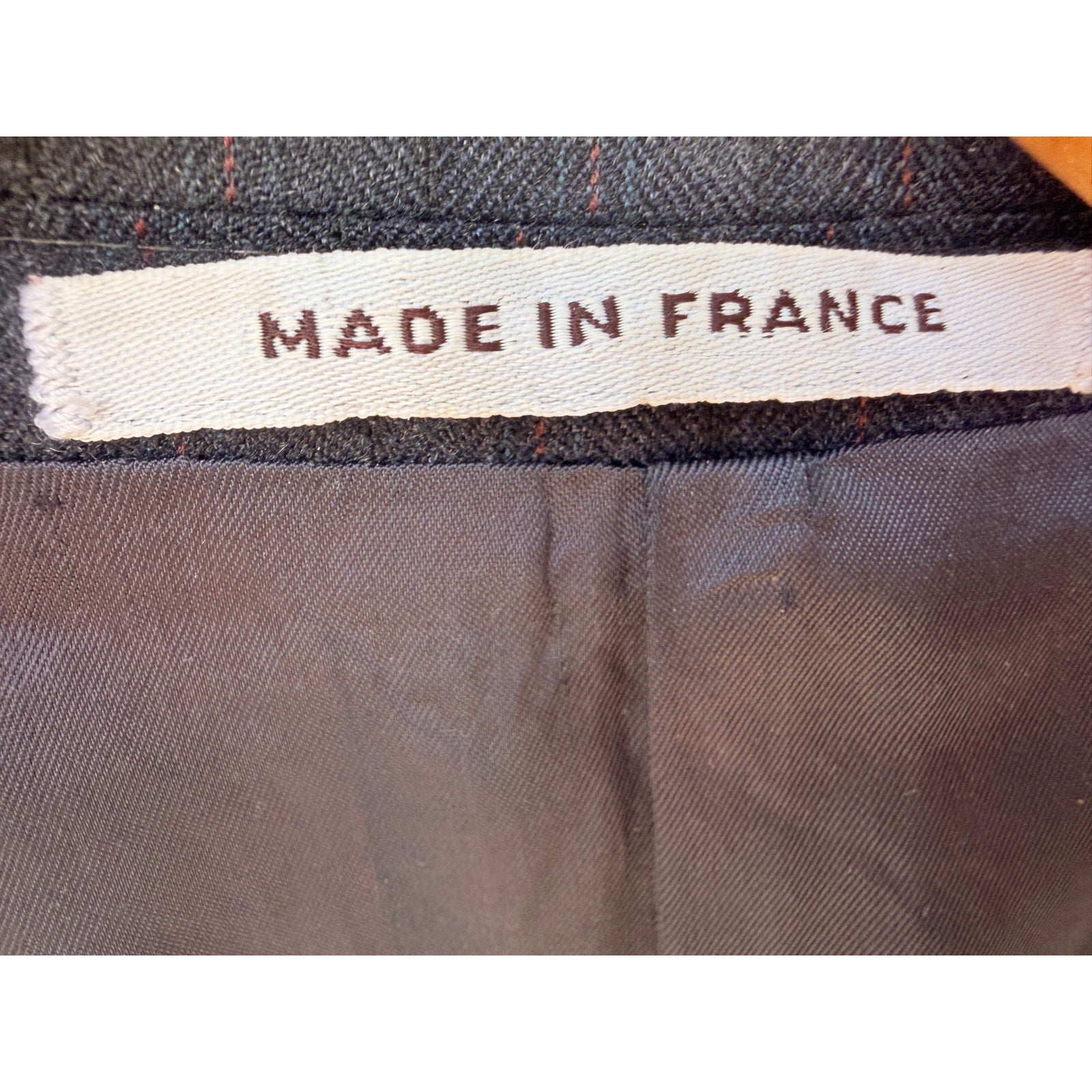 Yves Saint Laurent Mens Blazer Jacket Gray Pinstripe Made In France Vintage 40R