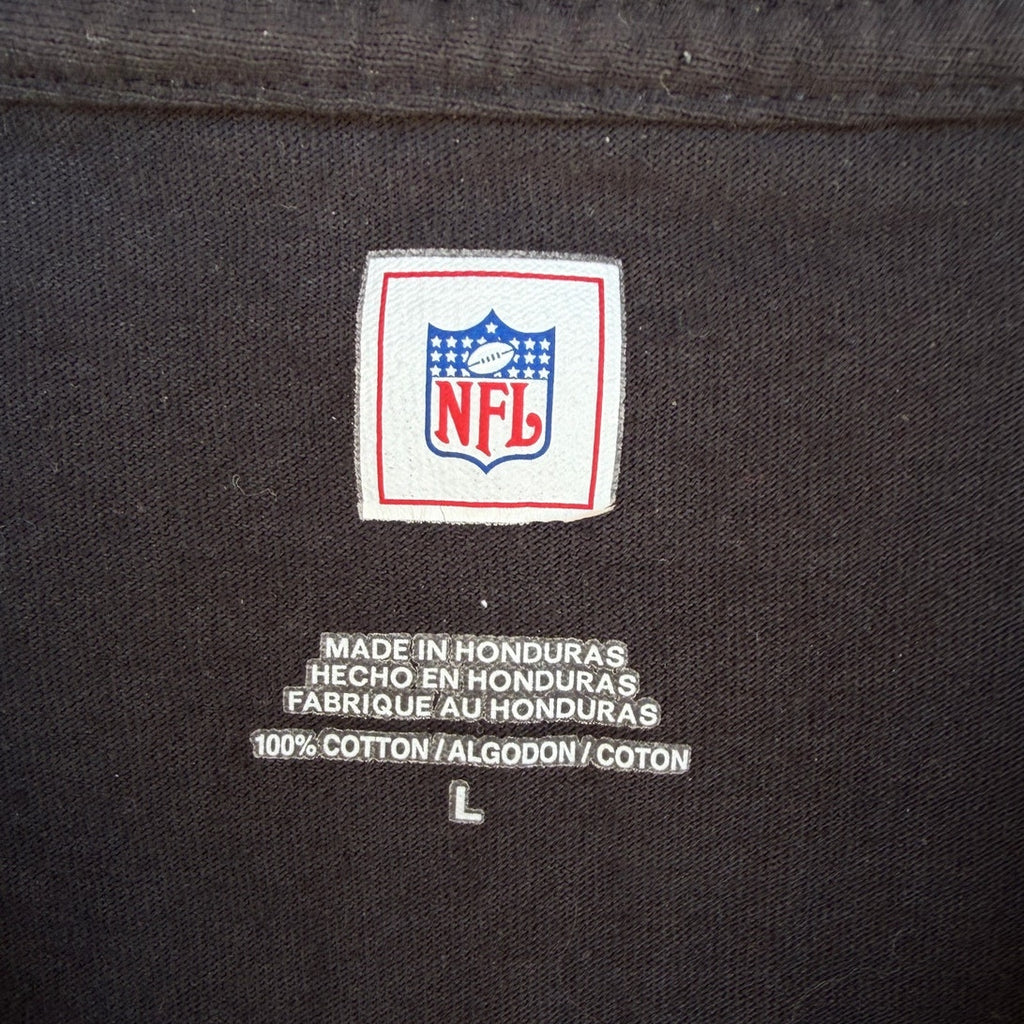 Super Bowl XLII 2008 Giants vs Patriots T Shirt Mens Large Black NFL Football