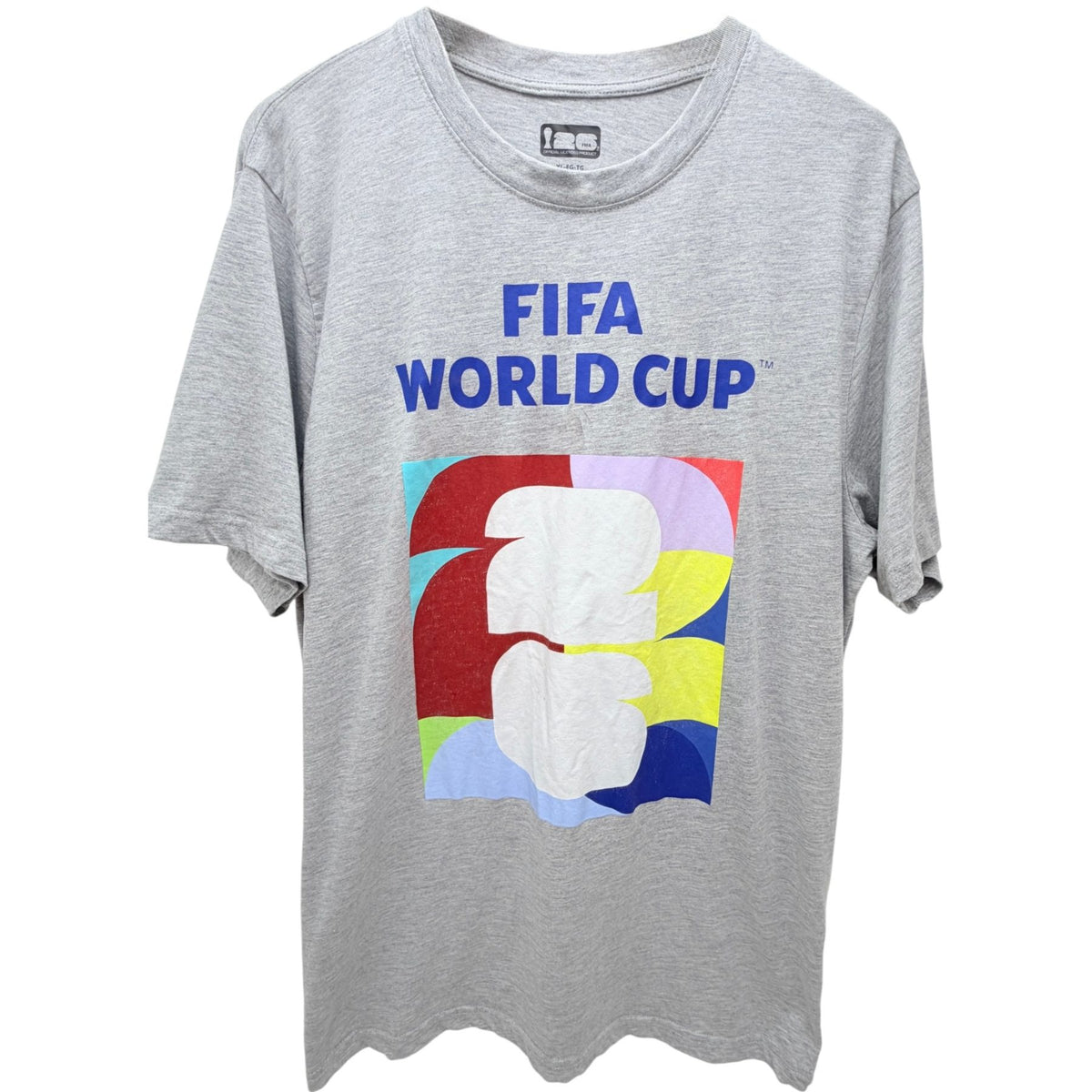 FIFA Men's Gray FIFA World Cup Canada Mexico USA T-Shirt — front view