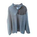 Starter Quarter Zip Fleece Pullover Mens XL Gray Outdoor Jacket