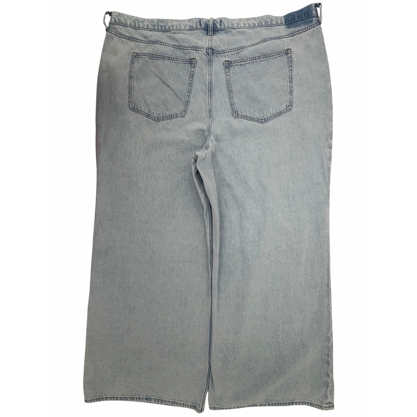 Abercrombie Women's High-Rise Wide-Leg Jeans 22S Light Wash