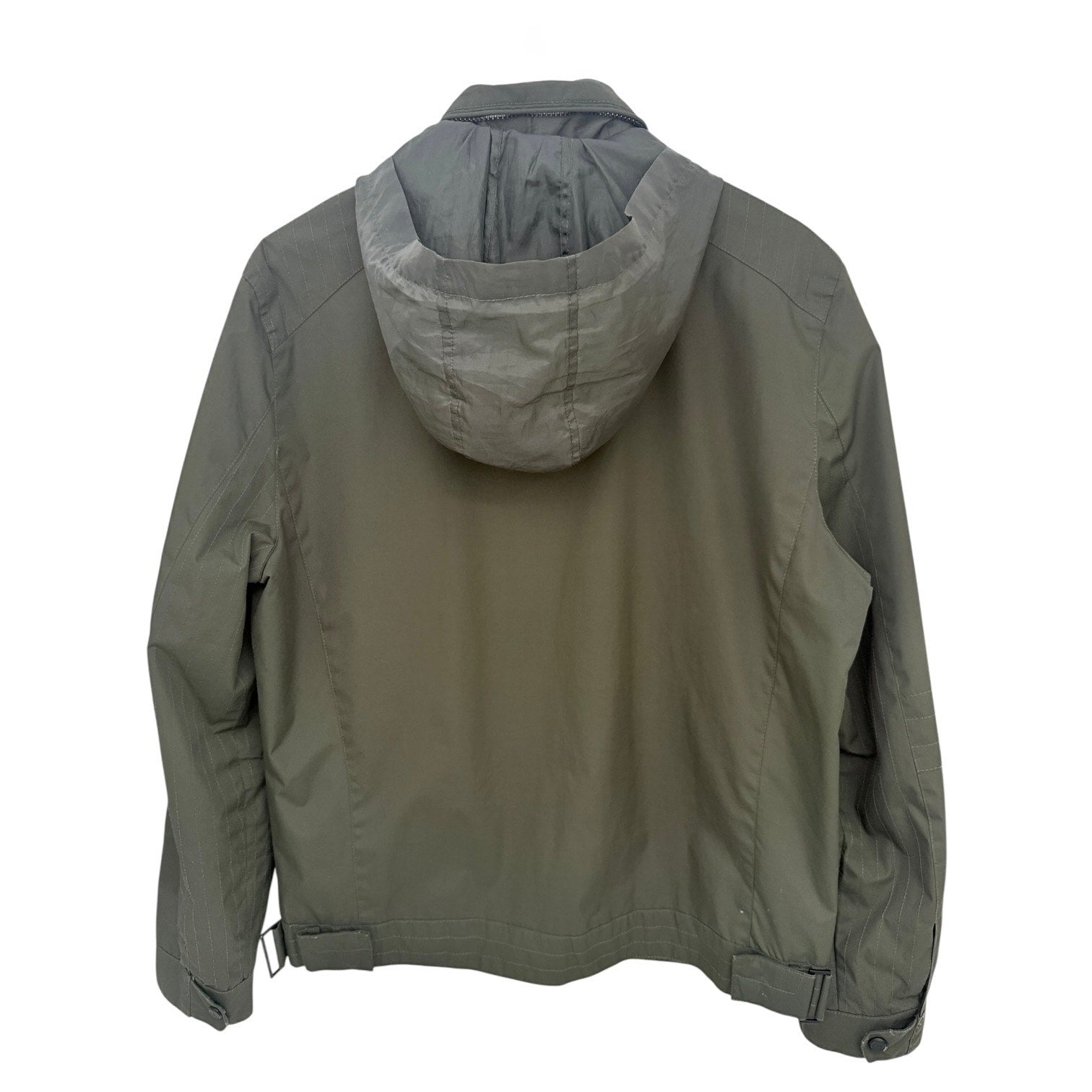 Andrew Marc Jacket Mens Medium Olive Green Full Zip Hooded Coat