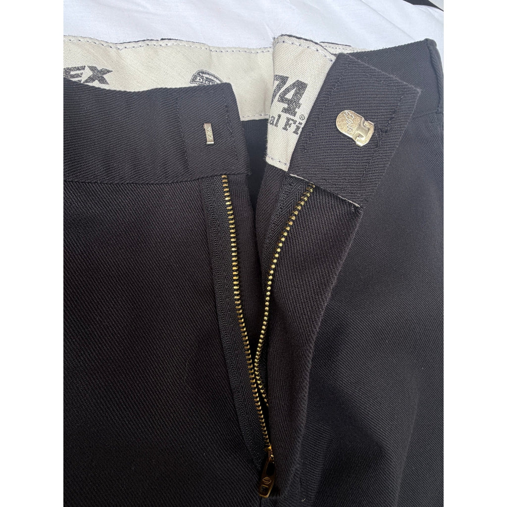 Dickies 874 Mens Pants 34x32 Black Original Fit Workwear Straight Leg