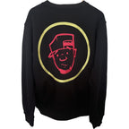 TH!NK GOOD Fresh Men's Black Pullover Sweatshirt Sweatshirt — back view
