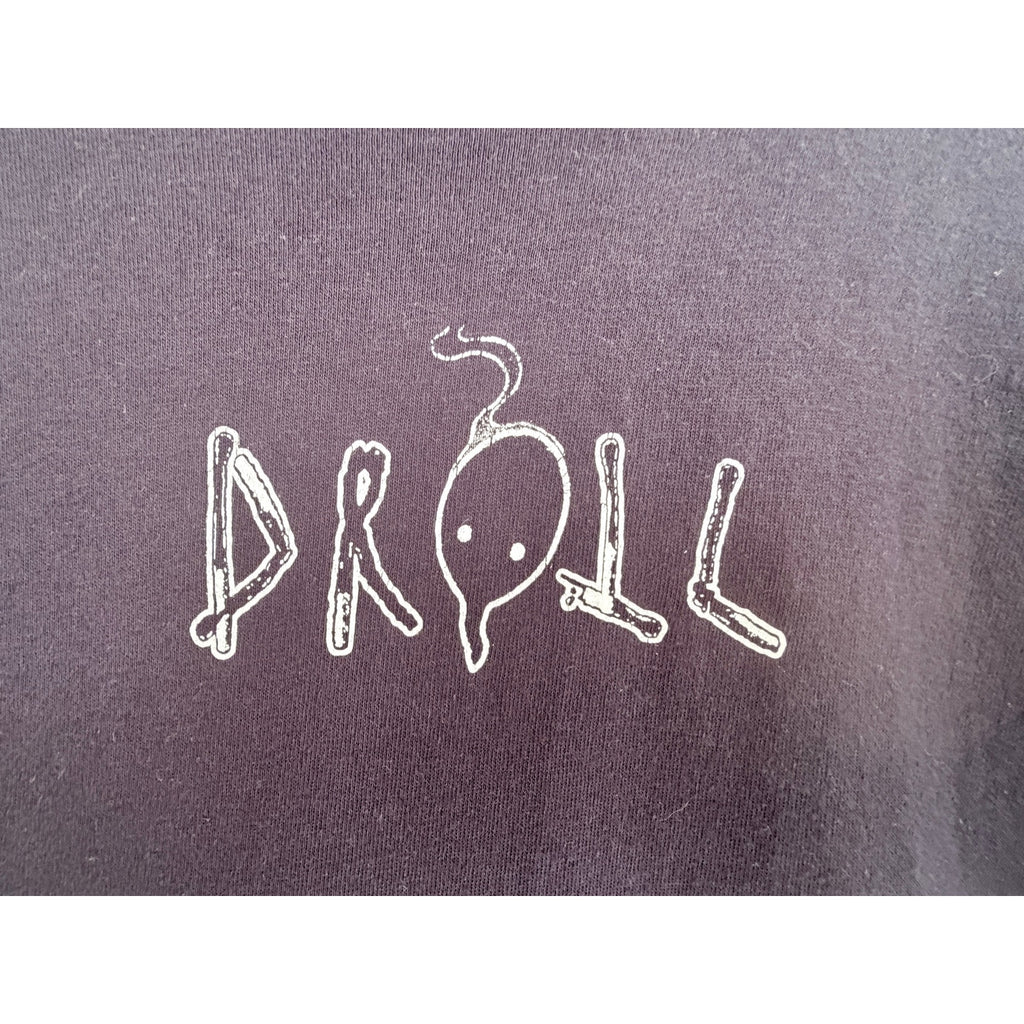 Drool Band T Shirt Mens Medium Black Bayside Made In USA Indie Rock Tee