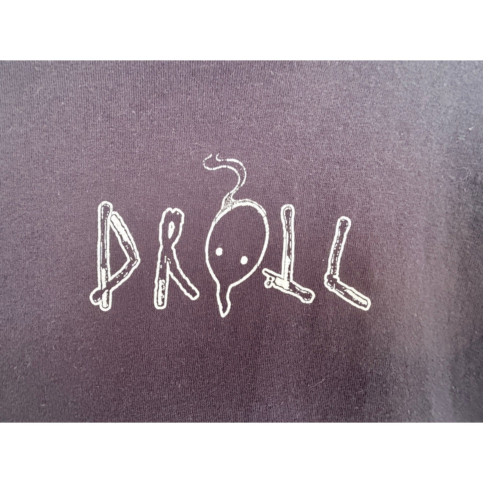 Drool Band T Shirt Mens Medium Black Bayside Made In USA Indie Rock Tee