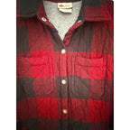 Dickies Quilted Buffalo Plaid Shirt Jacket Women's Small detail image 4