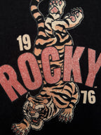 Bangarang Men's Black Rocky Balboa Thrill of the Fight / Kill with the Skill T-Shirt — view 4