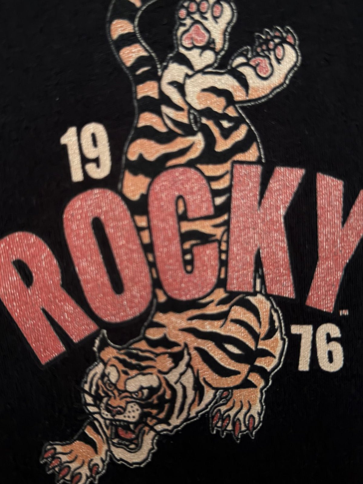 Bangarang Men's Black Rocky Balboa Thrill of the Fight / Kill with the Skill T-Shirt — view 4