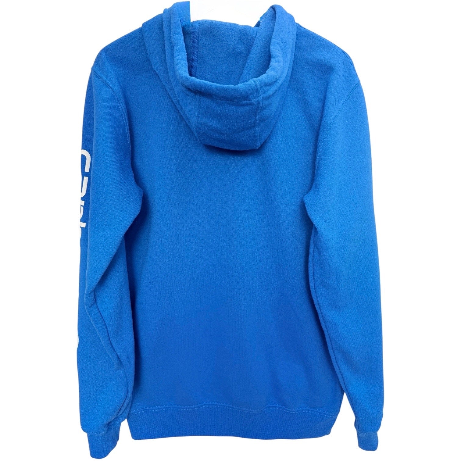 Carhartt Hoodie Mens Small Blue Loose Fit Pullover Workwear Sweatshirt
