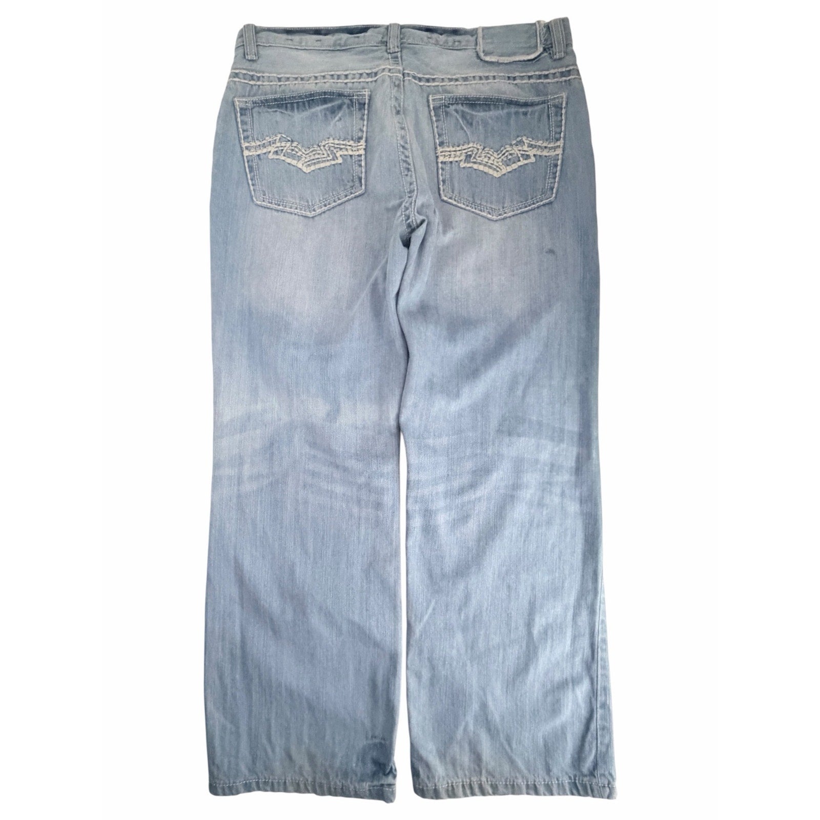 Helix Boot Cut Jeans Men's 36x30 Light Wash