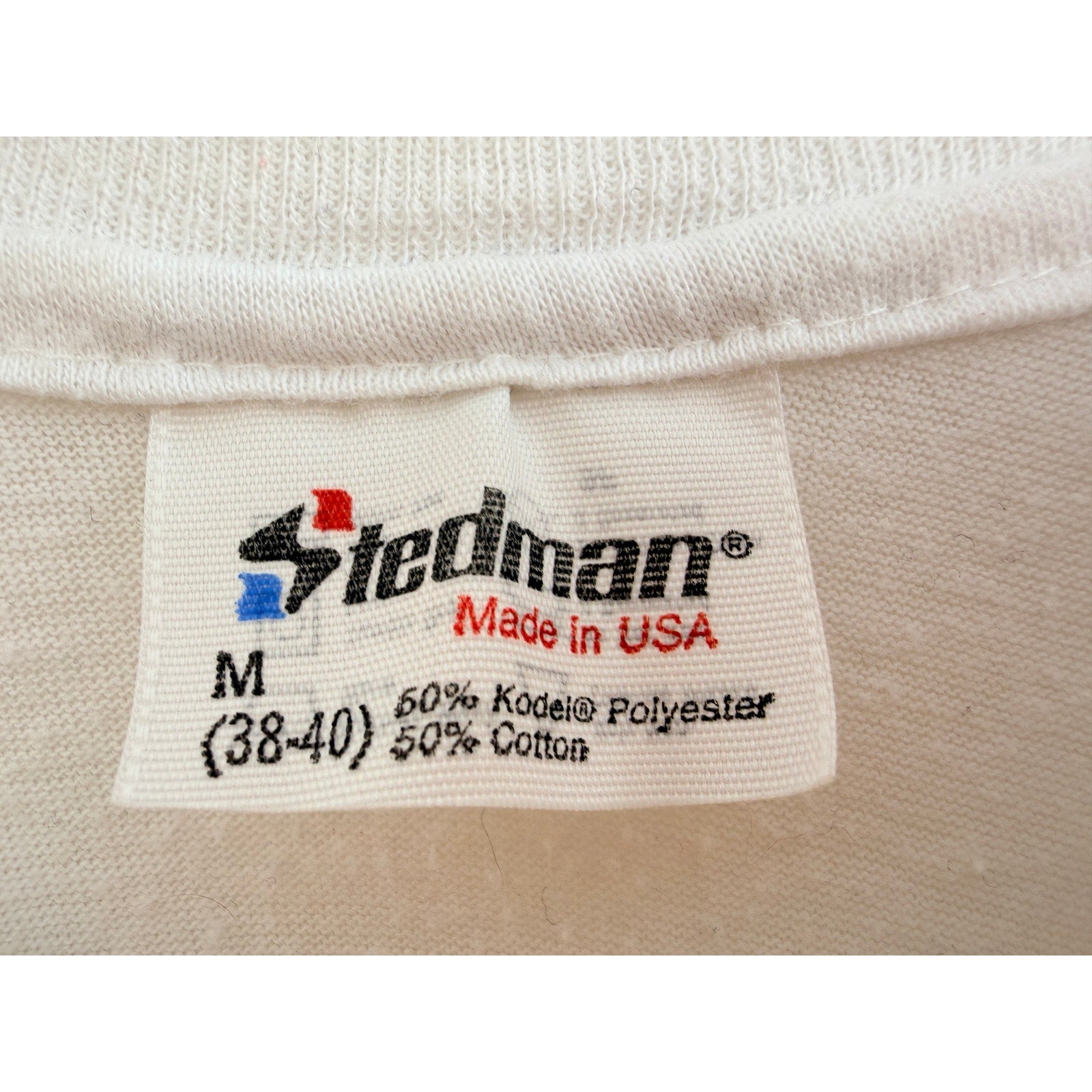 Vintage Cruising Prohibited T Shirt Mens Medium White 1987 Mad Dog Design Tee
