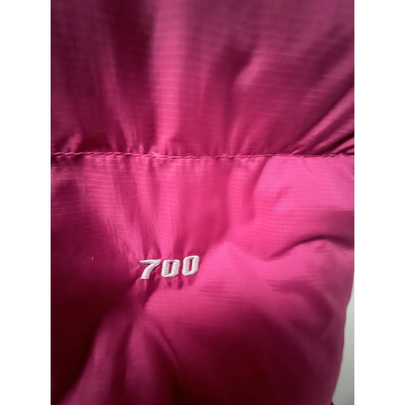 The North Face Women's Nuptse 700 Down Puffer Jacket Burgundy Large