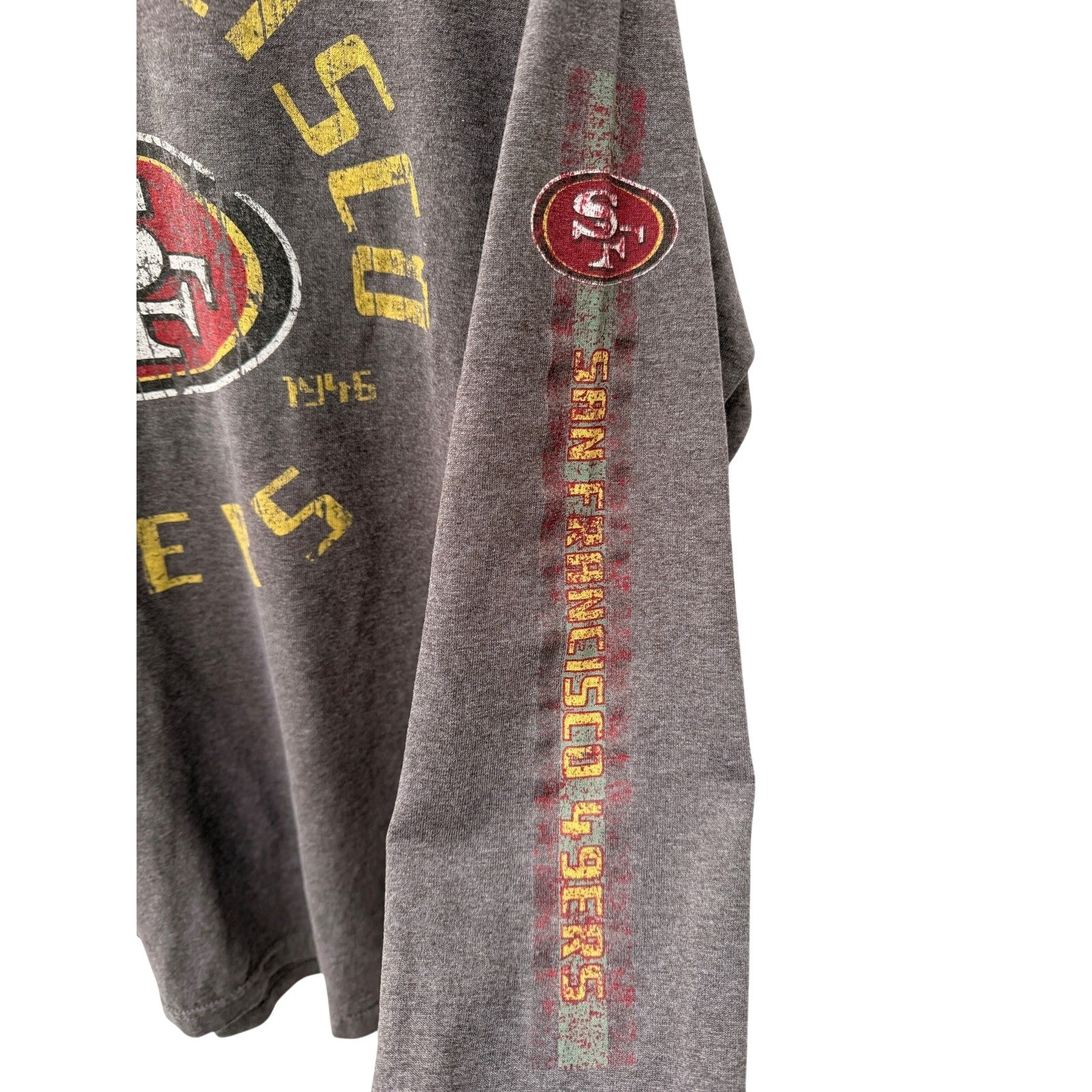 San Francisco 49ers Shirt Mens XL Red NFL Football Long Sleeve Fan Apparel