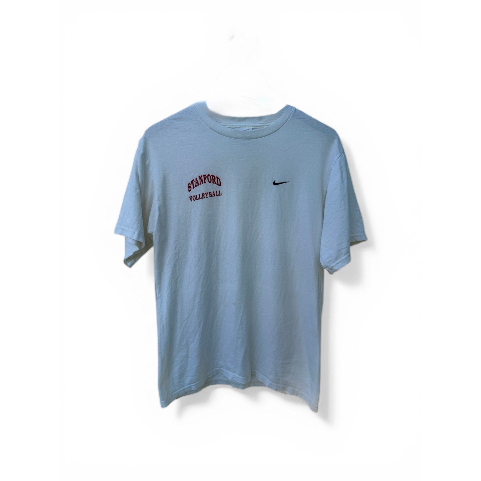 Nike Stanford Volleyball T-Shirt Mens Small Light Blue