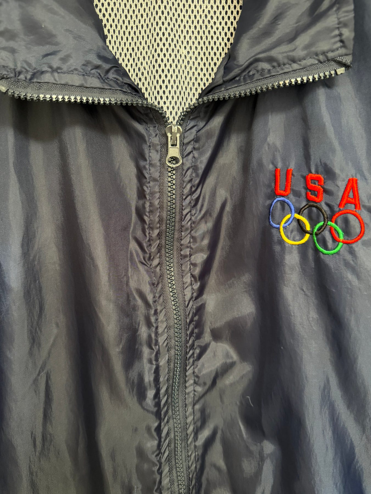 STARTER Men's Navy Blue USA Jacket — view 4