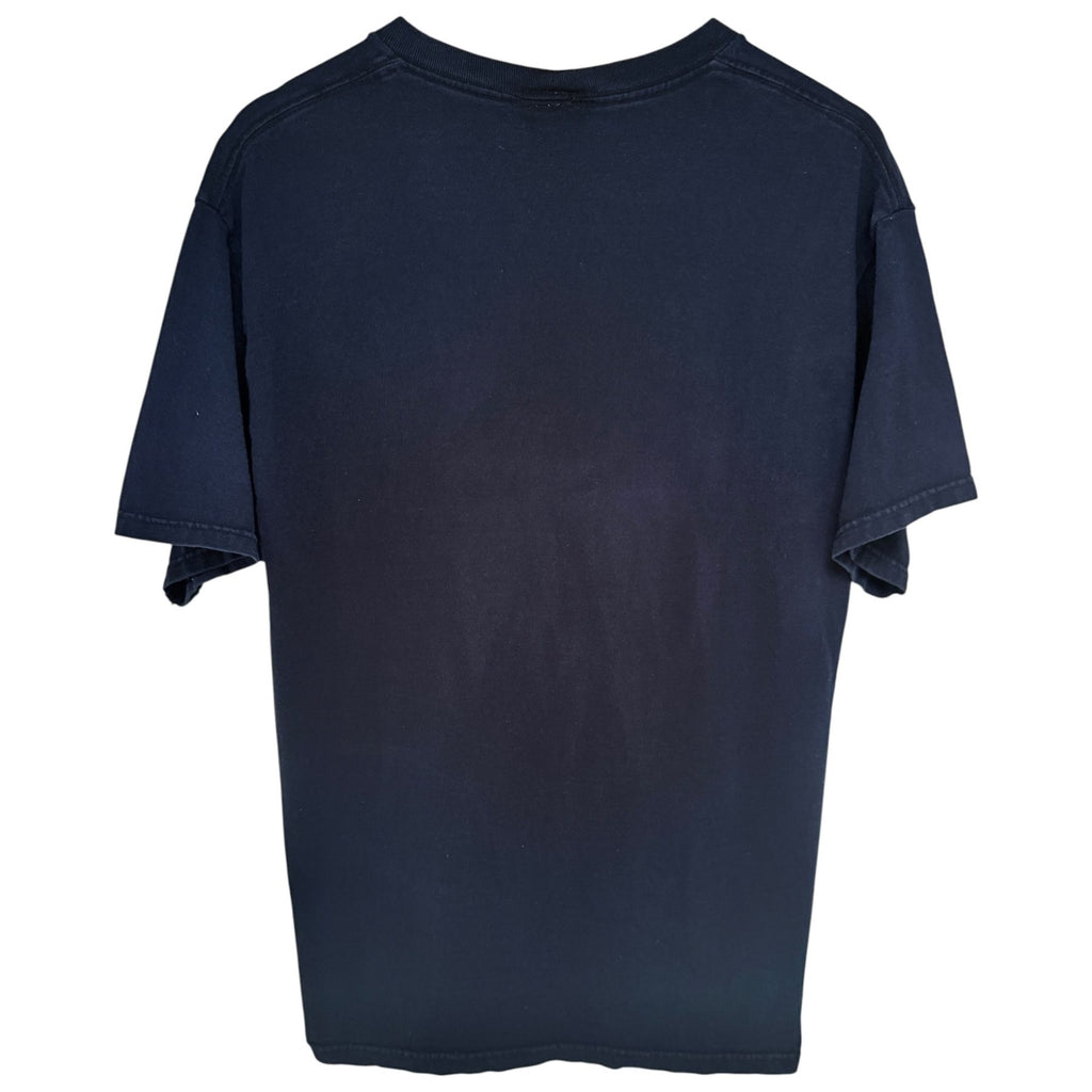Zion Rootswear Men's Black Bob Marley Kaya Man T-Shirt — back view