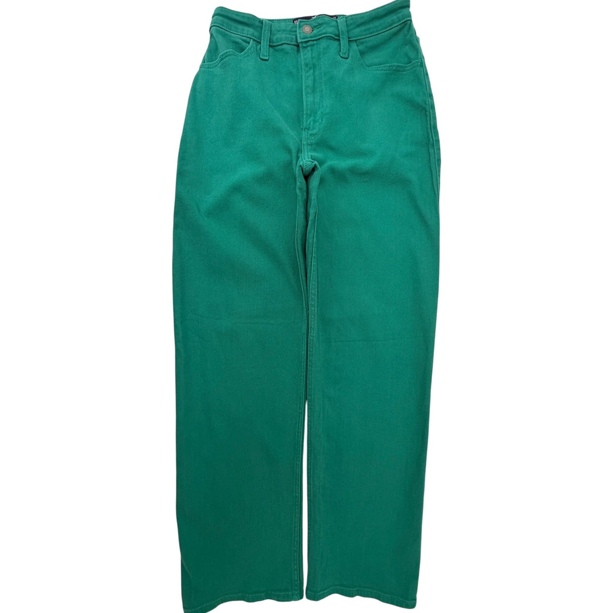 Hollister Women's Dad Jeans 27x29 Green product image