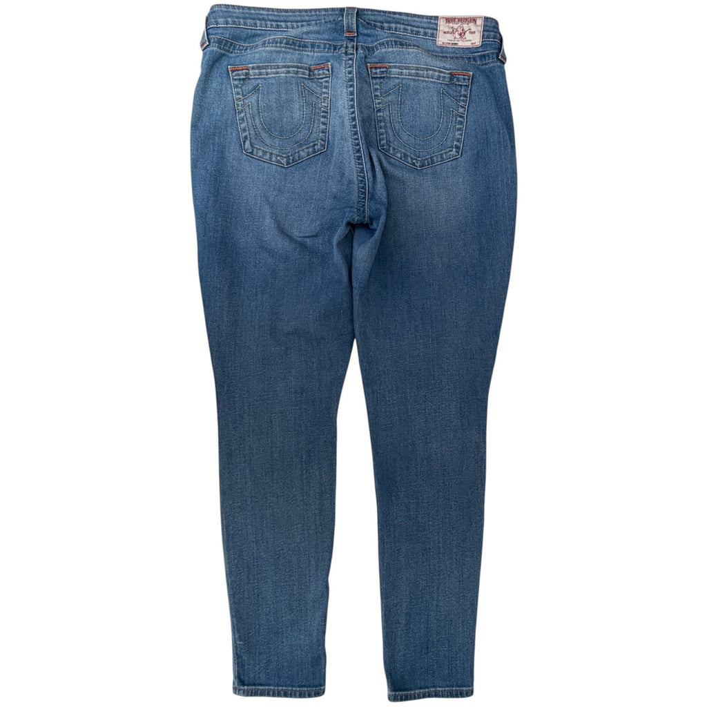 True Religion Jeans Mens 36 Blue Skinny Stretch Denim Pants
