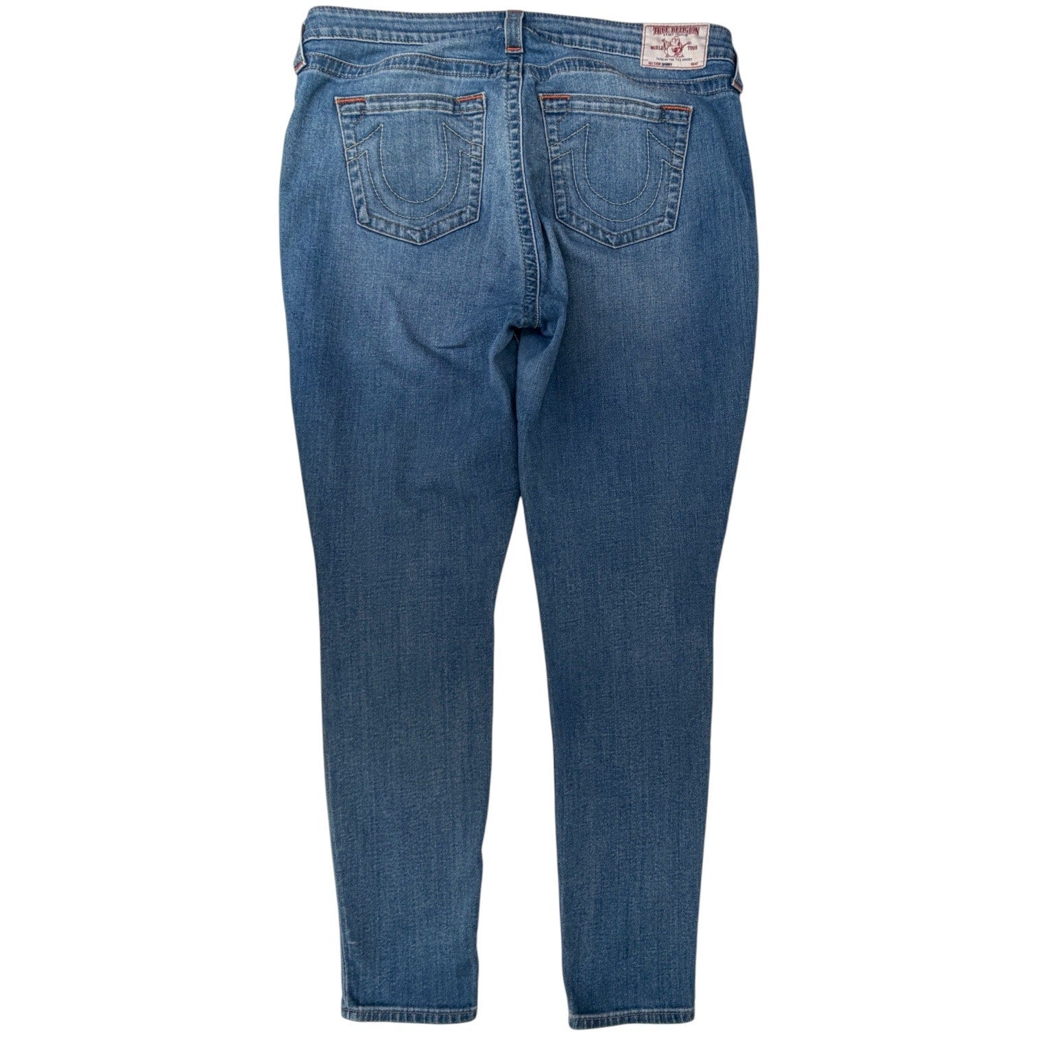 True Religion Jeans Mens 36 Blue Skinny Stretch Denim Pants