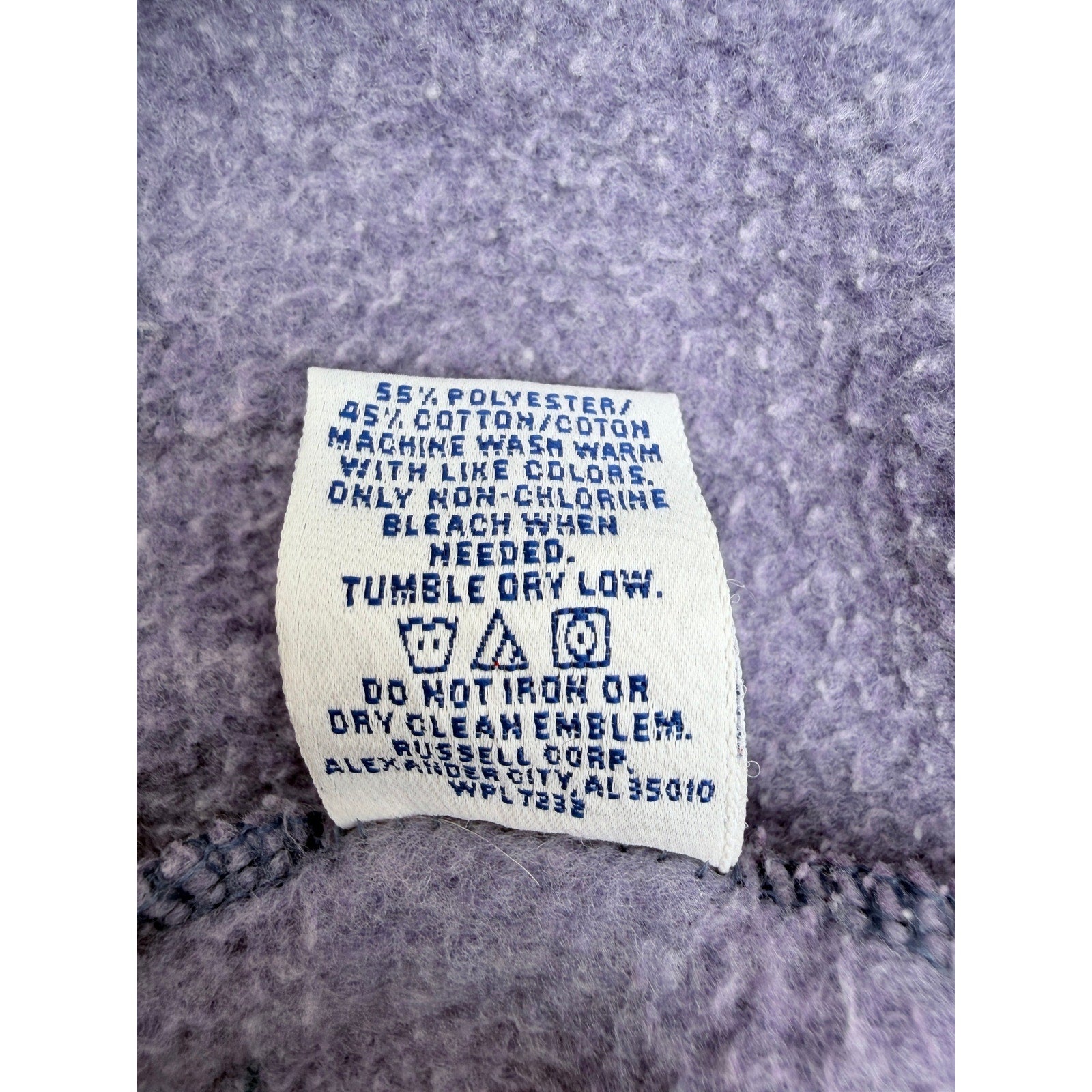 Russell Athletic Sweatpants Mens XL Purple Made In USA Vintage Fleece Joggers