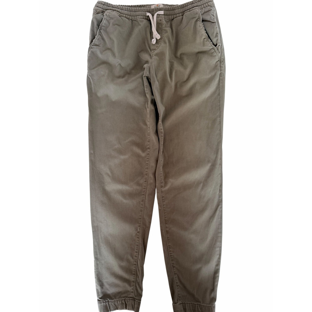 Marine Layer Jogger Pants Mens Large Khaki Drawstring Casual Lounge Pants