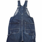 Berne Men's Heritage Denim Bib Overalls 32x32 Dark Wash