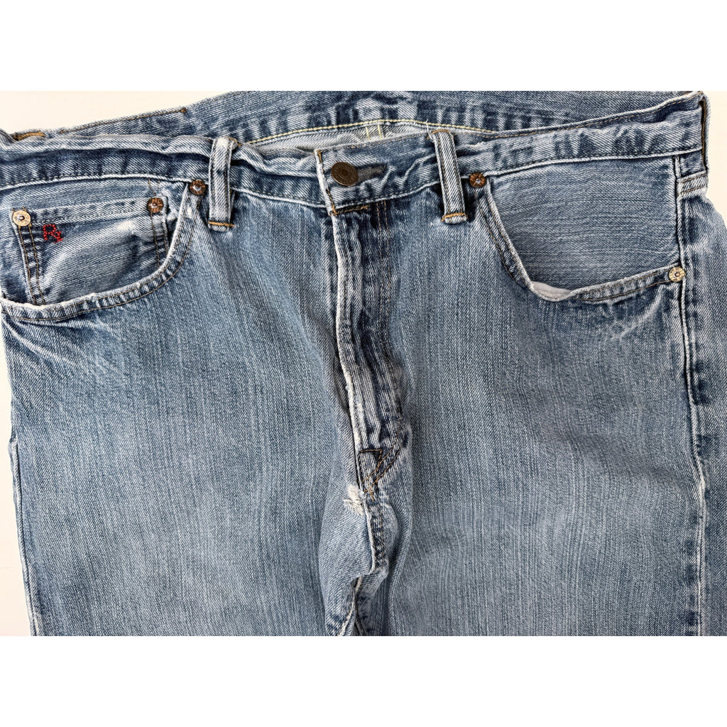 Polo Ralph Lauren Jeans Mens 34x30 Light Wash Straight Leg Denim Pants