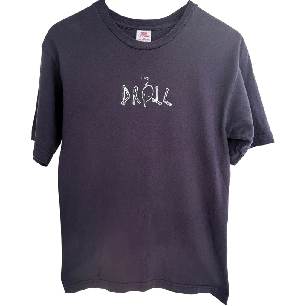 Drool Band T Shirt Mens Medium Black Bayside Made In USA Indie Rock Tee