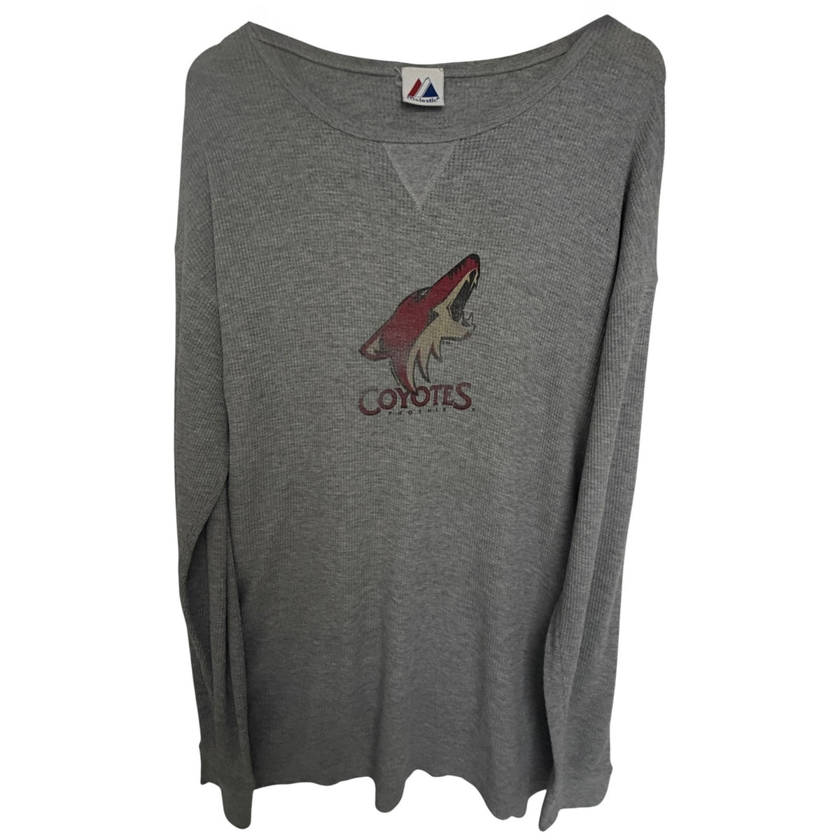 Majestic Men's Arizona Coyotes Long-Sleeve Shirt 2XL Gray product image