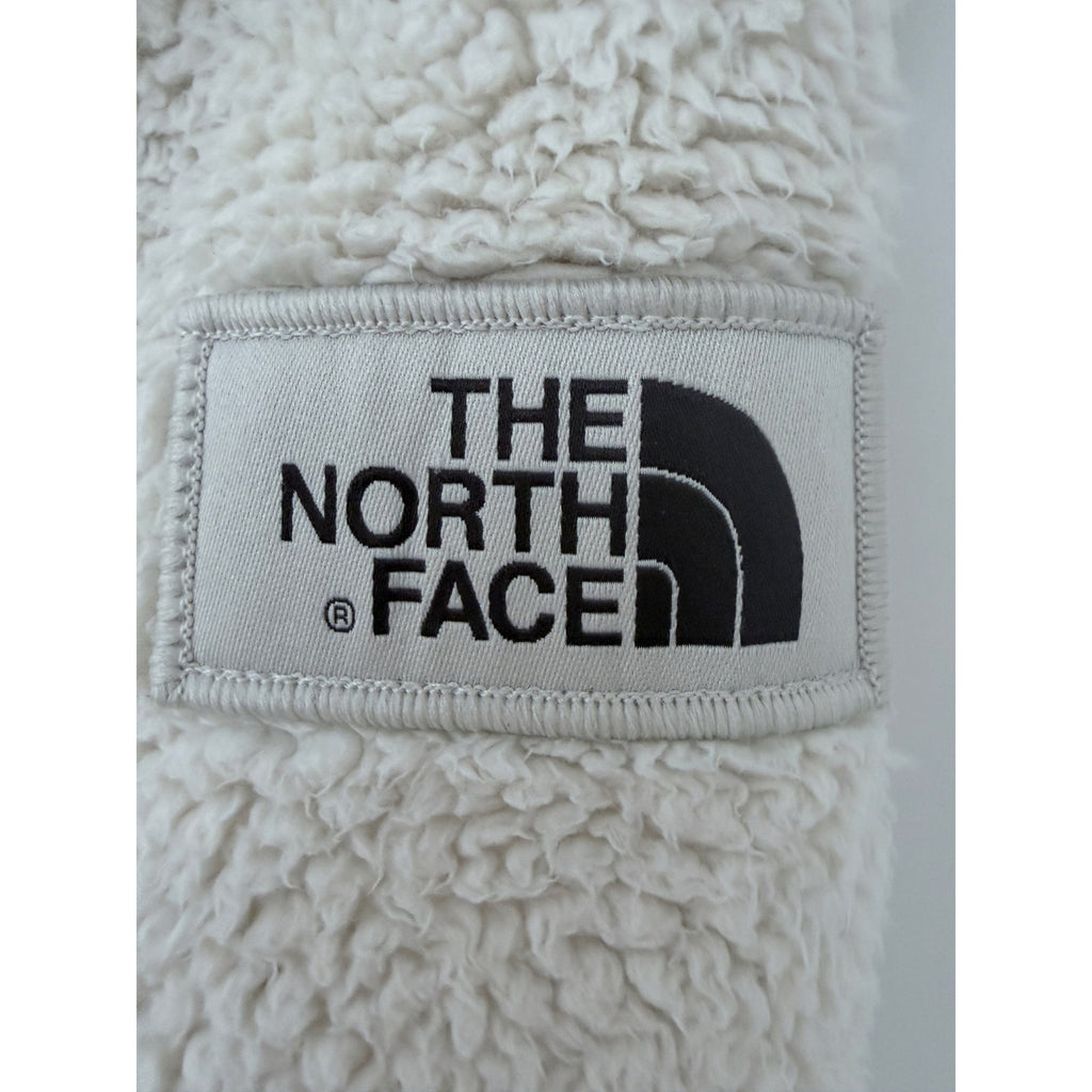 The North Face Sherpa Fleece Jacket Womens Small Cream Full Zip