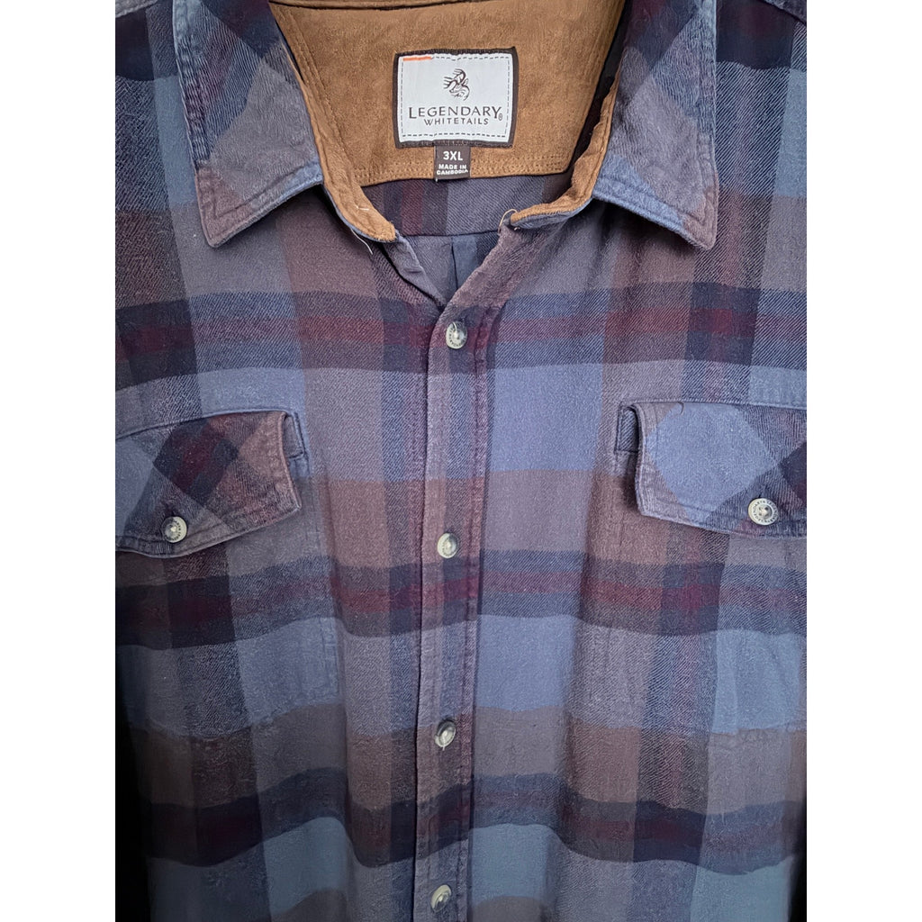 Legendary Whitetails Plaid Shirt Mens 3XL
