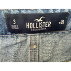 Hollister Women's Distressed Denim Mini Skirt 3 W26 detail image 3