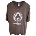 House Of Blues Atlantic City T Shirt Mens Large Brown Skull Graphic Concert Tee
