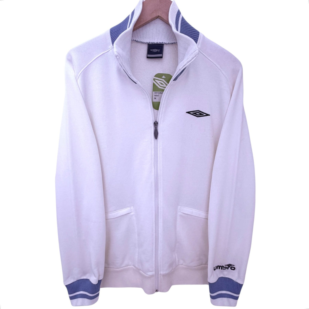 Umbro Men's White Jacket — front view