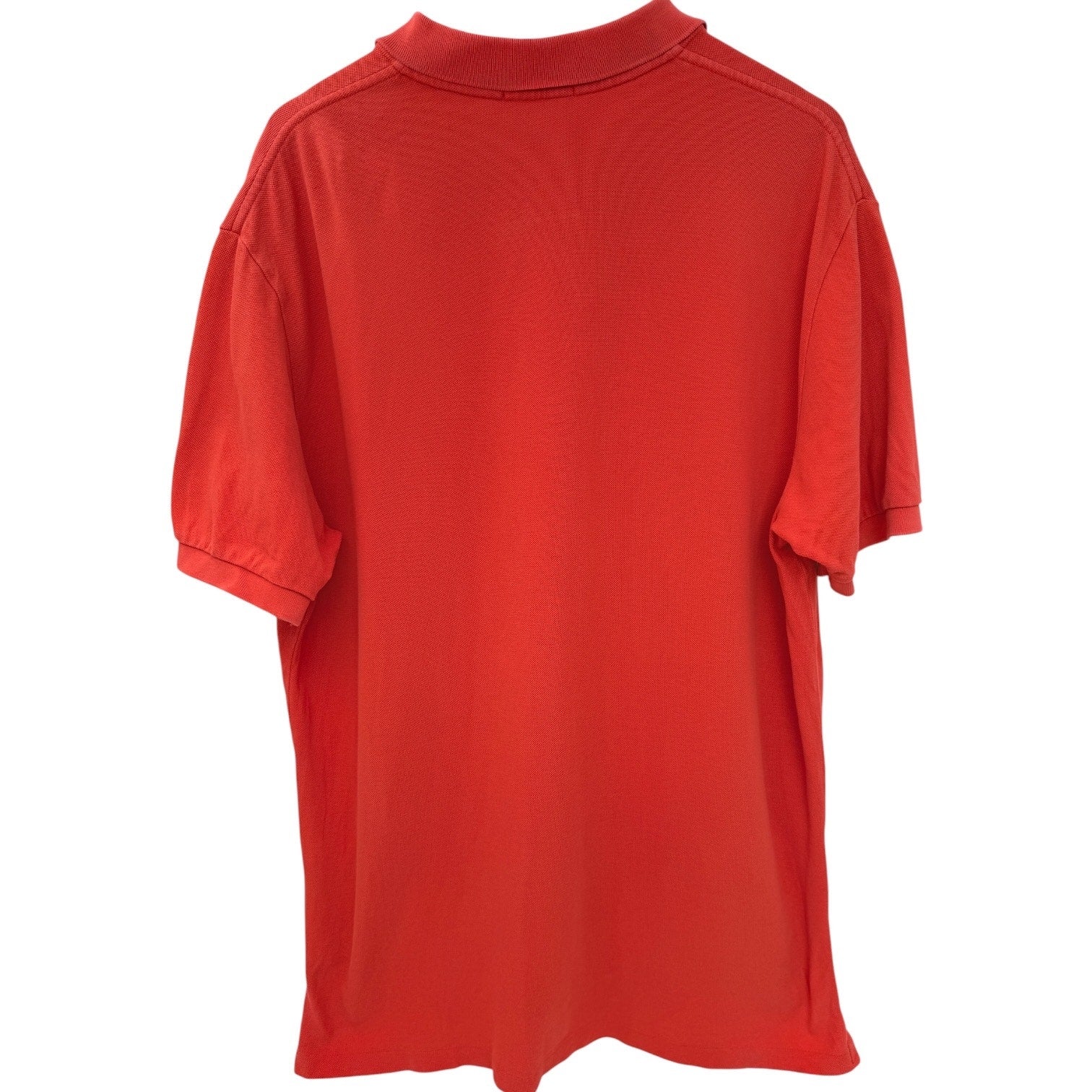 Polo Ralph Lauren Polo Shirt Mens XL Coral Orange Blue Pony Short Sleeve