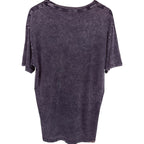 Malta Apparel Men's Purple Finish the Race Hebrews 12:1 T-Shirt — back view