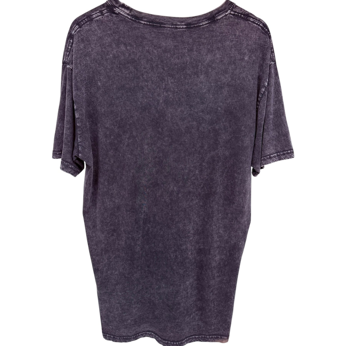 Malta Apparel Men's Purple Finish the Race Hebrews 12:1 T-Shirt — back view