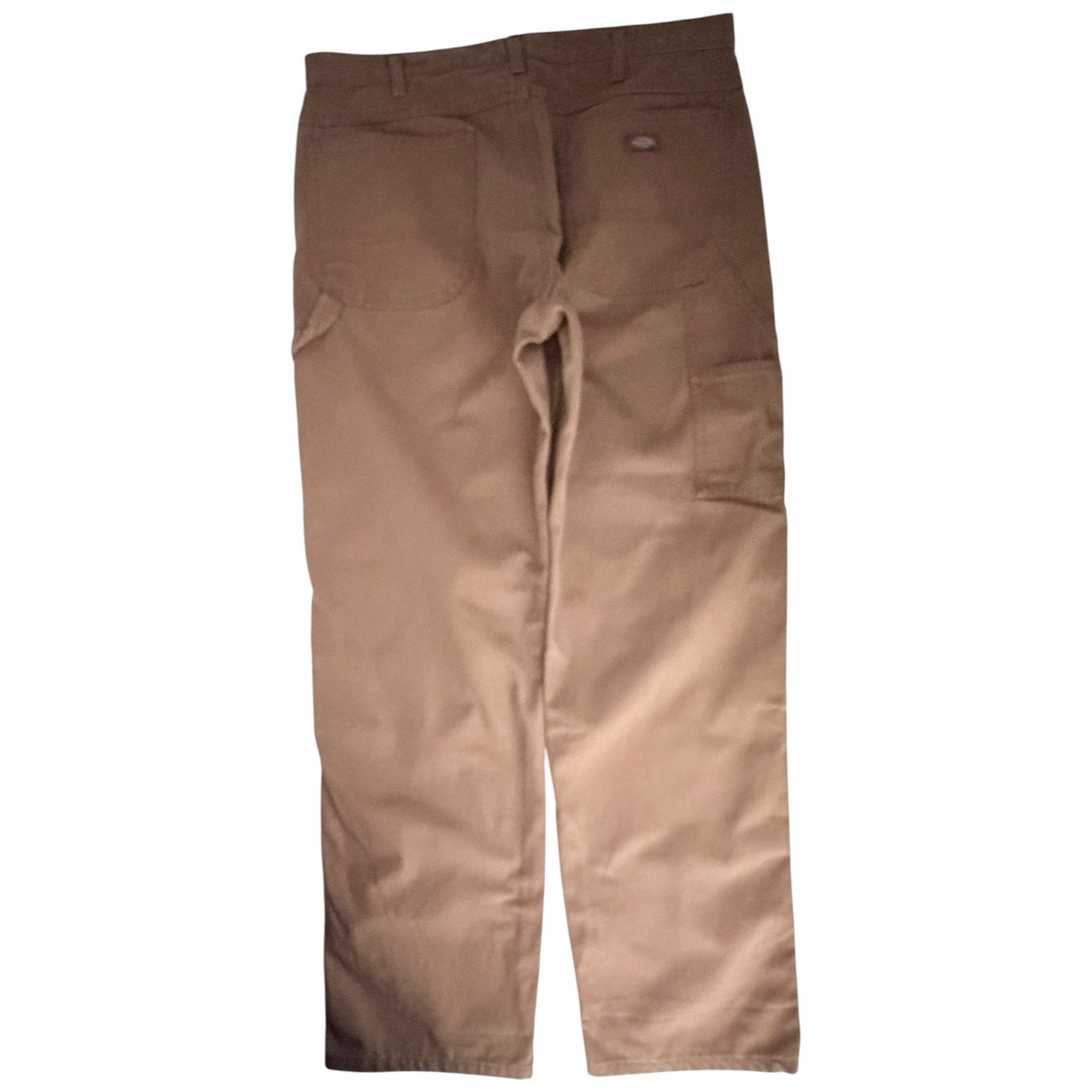 Dickies Carpenter Pants Men's 36x32 Brown Utility Workwear Cotton