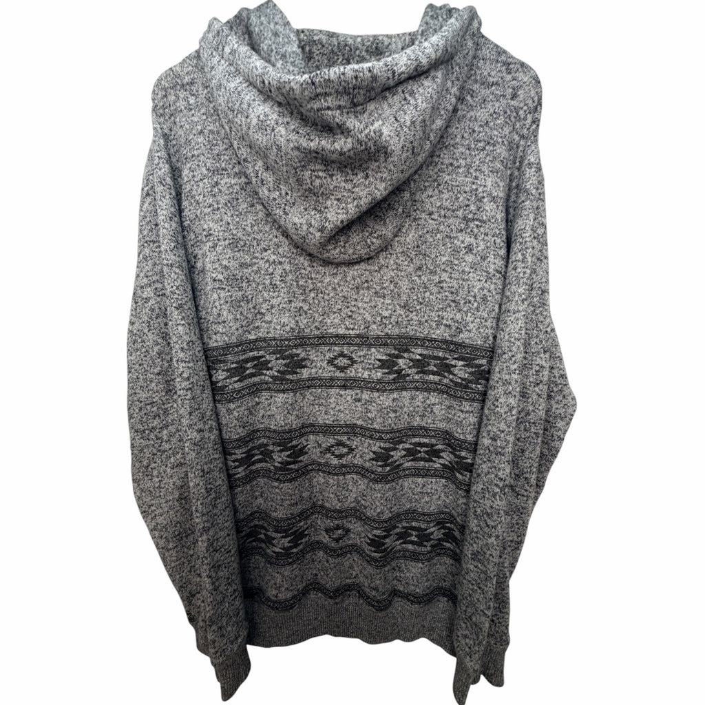 Vans Men's Keseley Aztec Pullover Hoodie XL Gray