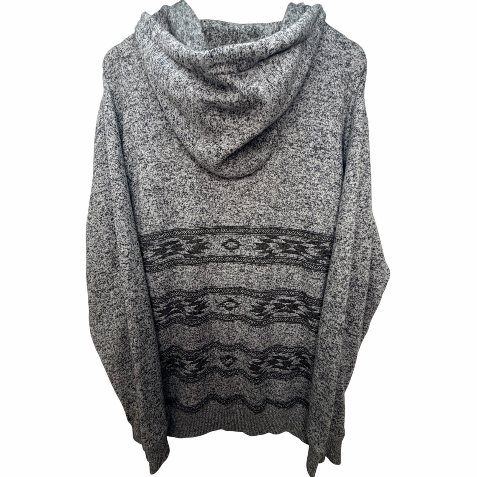 Vans Men's Keseley Aztec Pullover Hoodie XL Gray