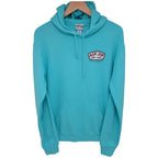 Ron Jon Surf Shop Surfboard Graphic Hoodie S Turquoise front
