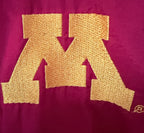 Starter Minnesota Golden Gophers V Neck Pullover Jacket 2XL Maroon detail 3