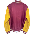 Hillflint ASU Arizona State Varsity Jacket L Maroon Yellow back