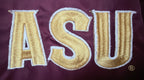 Hillflint ASU Arizona State Varsity Jacket L Maroon Yellow detail 1