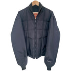 Overland Outerwear Goose Down Bomber Jacket Black 2XL front