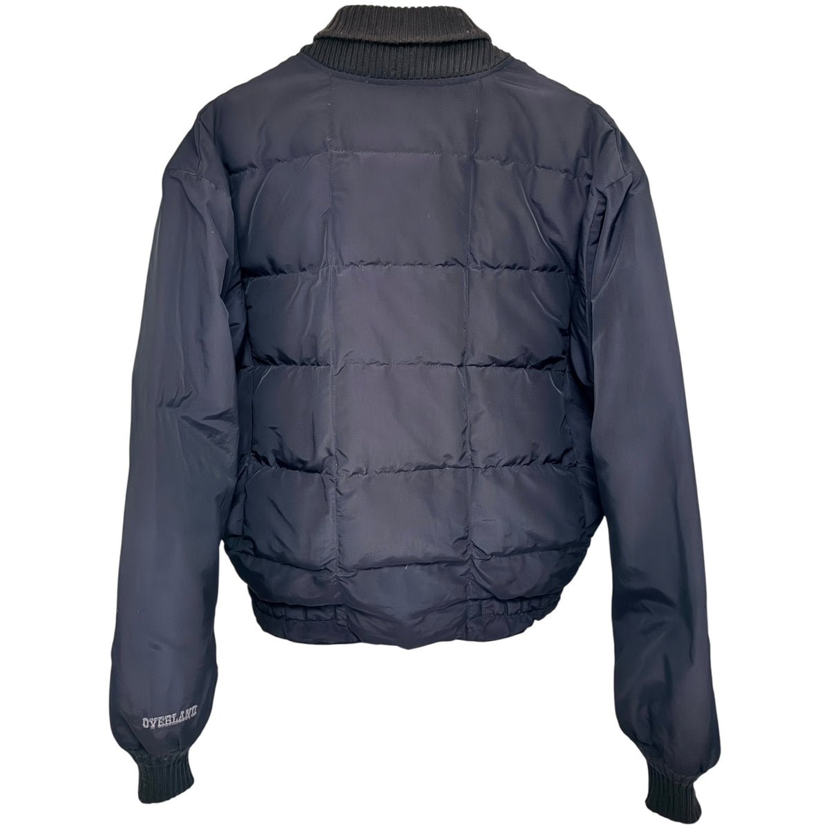 Overland Outerwear Goose Down Bomber Jacket Black 2XL back