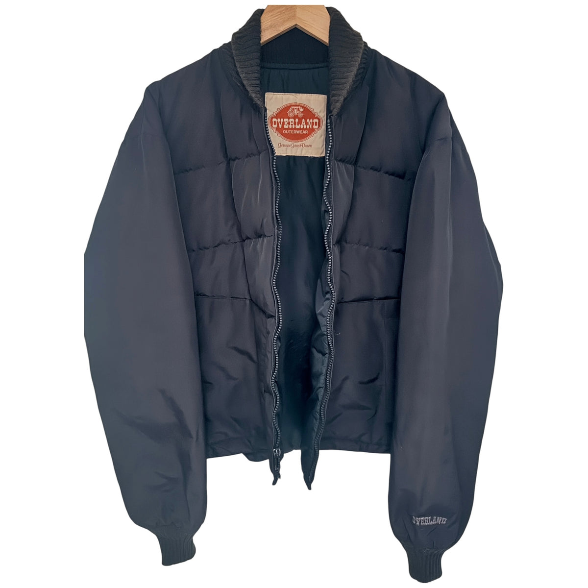 Overland Outerwear Goose Down Bomber Jacket Black 2XL detail 2