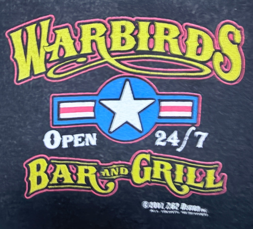 7.62 Design Warbirds Bar and Grill Graphic Tee L Black detail 1