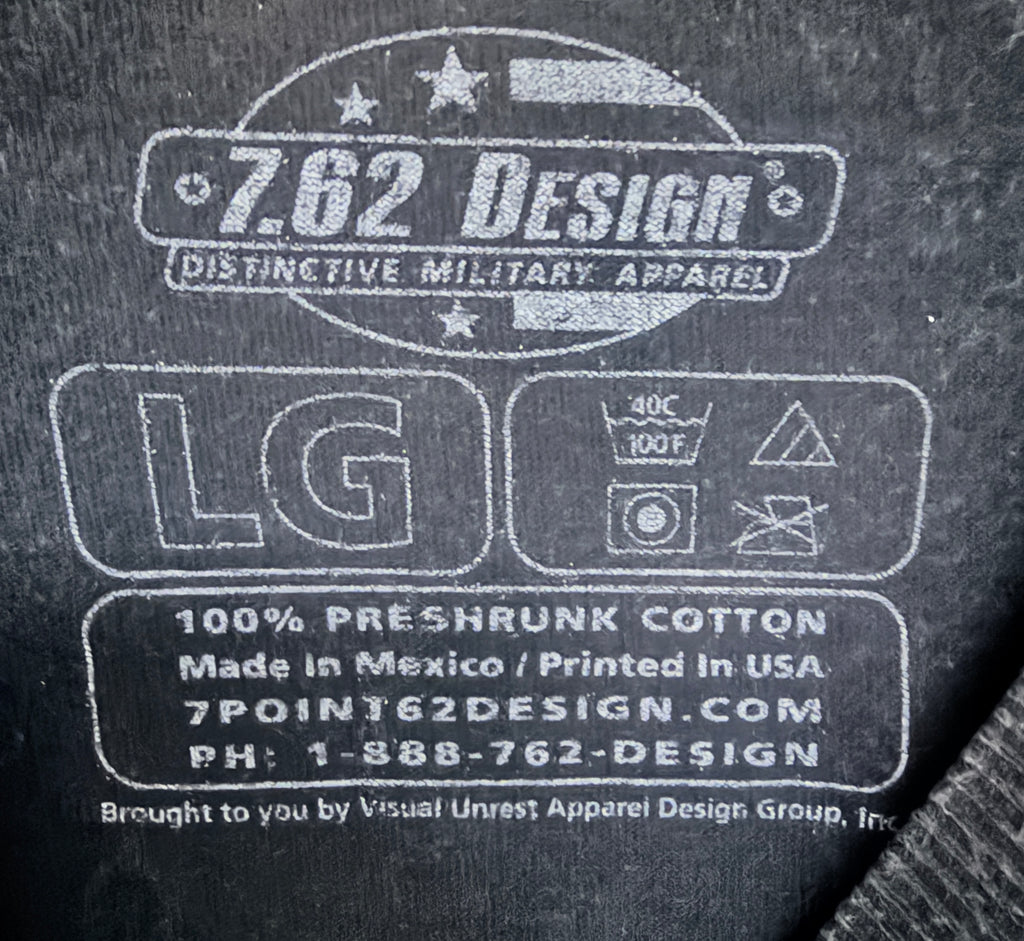 7.62 Design Warbirds Bar and Grill Graphic Tee L Black detail 2